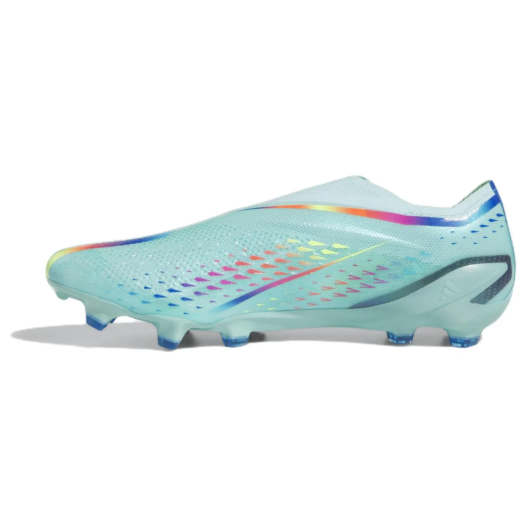 Adidas X Speedportal+ FG Al Rihla Pack Clear Aqua' Versatile Durable Non-slip Soccer Cleats Unisex Blue GW8408