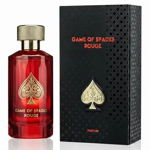 Jo Milano Game of Spades Rouge Parfum 3.4oz | Viral Long Lasting Saffron & Amberwood Scent | Luxury Unisex Fragrance with Sugar & Oud | Premium EDP for Men & Women