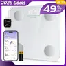 OVUTEK Smart Accurate Digital Medical Scale - Body Composition Monitor, BMI & Body Fat Tracker, Bluetooth, Smartphone App Connectivity, Alkaline Batteries Included, Auto On & Off, Health & Fitness Tracking, 400lbs Capacity, Accurate Digital Scale