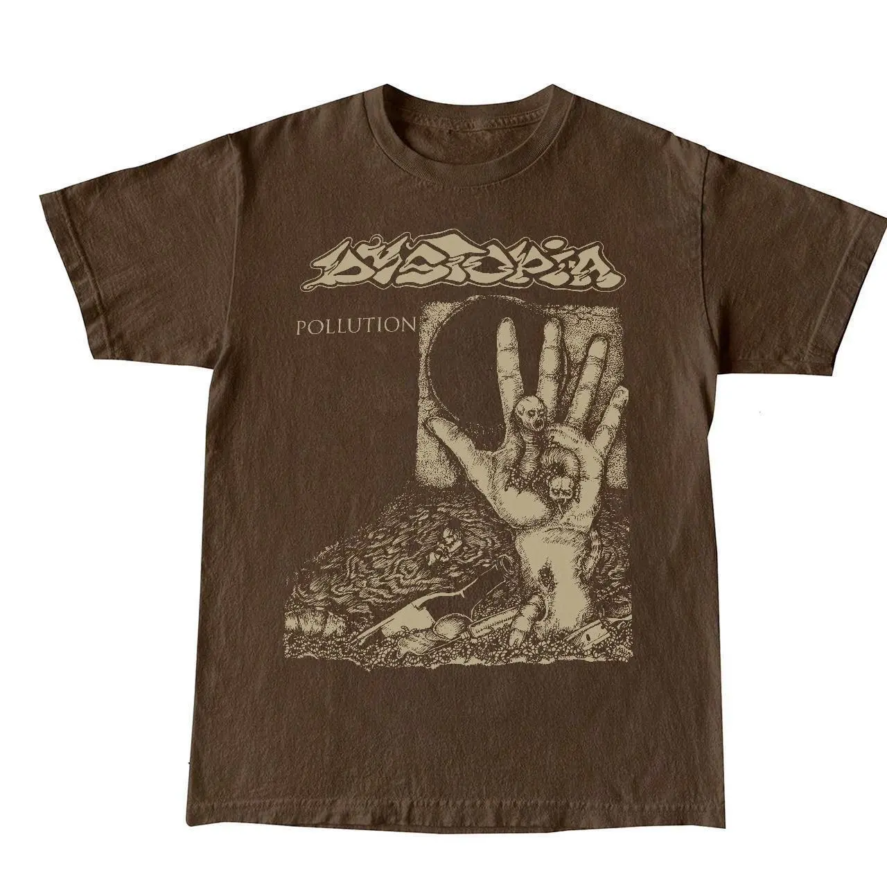 Dystopia Band 90S Brown T-shirts Unisex Sizes S-5Xl T-shirts Unisex For Men Women
