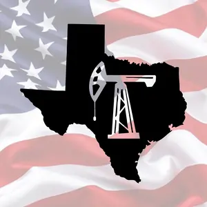 The Texas Oil Field Vinyl Decal 5inch - Weatherproof UV-Resistant Easy Peel & Stick for Vehicles Gear Lockers & More - Premium Indoor/Outdoor Vinyl Iconic Design
