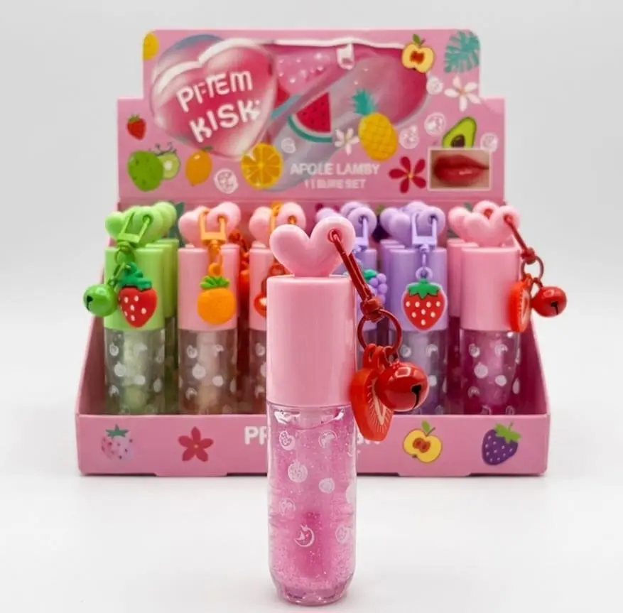 Fruity Glow Lip Gloss, Hydrating Shine Lip Makeup for Daily Wear