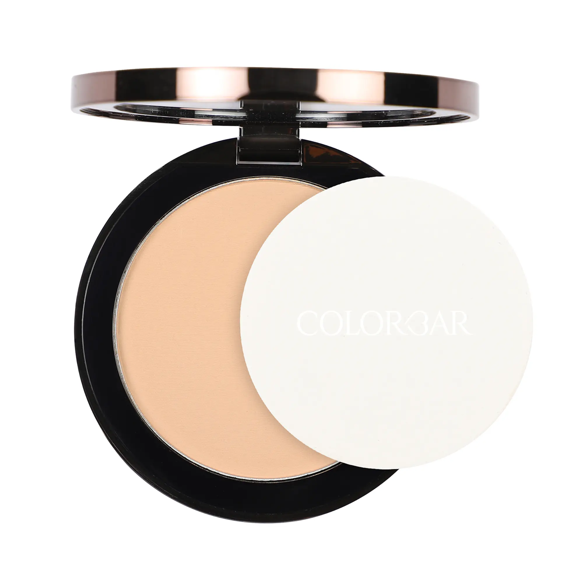 Colorbar Perfect Match Compact, Face Powder, 002 Nude Beige, 0.3 oz