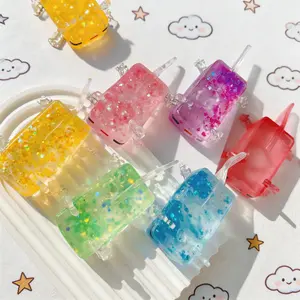 Glittery Aurora Axolotl Squishy Mochi Slime Novelty Sensory Stress Relief Toy Cute Animal Fidget for Anxiety and Fun