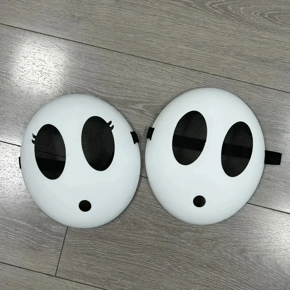 Game Shy Guy Bros Plastick Maask Cosplay Funny Cute Kid Boys Girls Adlut Halloween Carnival Party Costume Props High Quality