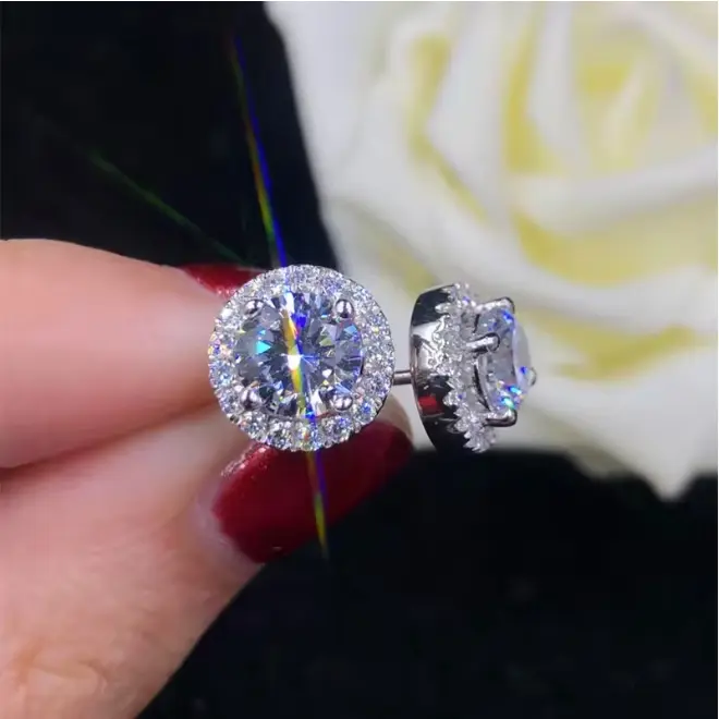 【Must be】S925 Silver Moissanite Combination/Stud Earrings | 2026 New Arrivals & Fresh Design | Fashion Classic Ear Jewelry Gift for Men | Genuine Authenticity Certificate | dealsforyoudays gift