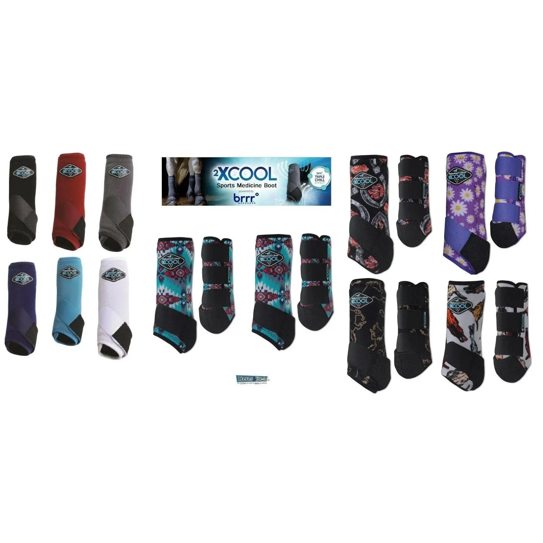Professional's Choice 2XCOOL Protection Bundle with Bell Boots Black / Large