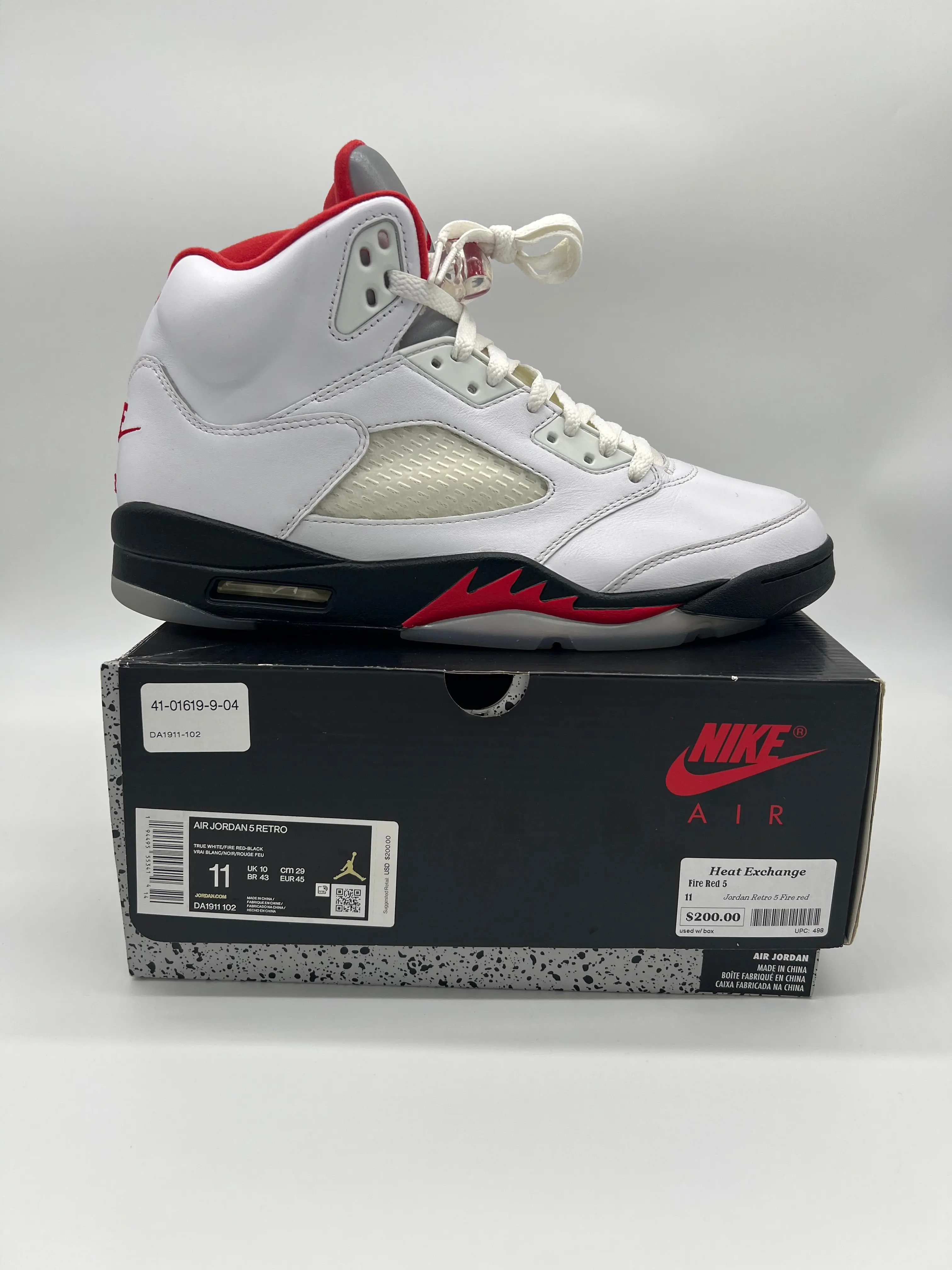 Jordan 5 Retro Fire Red Silver Tongue (2020)