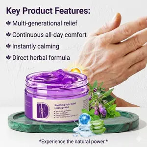 Therapeutic Rapid Relief Muscle Therapy Gel - Natural Wellness Solution with Turmeric, Effortlessbeauty Extract, Sodium Sulfate, Chondroitin, Emu Oil for Knee, Lumbar, Shoulder Pain Treatment