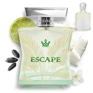 Eternal Escape - Inspired by Virgin Island Water - 3.4 oz (100ml) - EDP - Vegan - Clean Ingredients - Unisex Perfume for Men & Women - 2000 sprays per bottle Cruelty Free Fragrance Fragrance Cologne