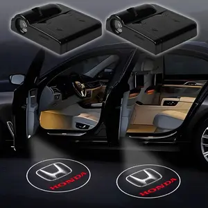 2pc LED Car Door Welcome Light Logo Shadow Projector Laser Lamp Led Step Lights for Honda Civic Accord Fit Jazz Pilot Crv Odyssey Passport City Shuttle Hrv