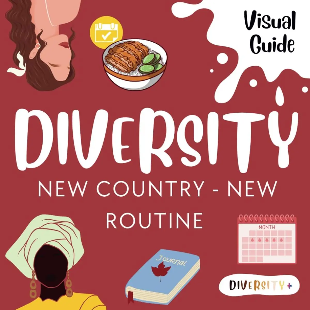 Diversity+ Visual Life Skills: A Step-by-Step Guide for Refugees, ESL Learners & Asylum Seekers: Womens Daily Routine & Independent Living Resource | ... Inclusive Visual Life Skills Guides) Paperback – March 4, 2025
