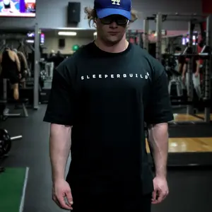 Sleeper Build 4:13 Oversized Black Tee 100% Cotton