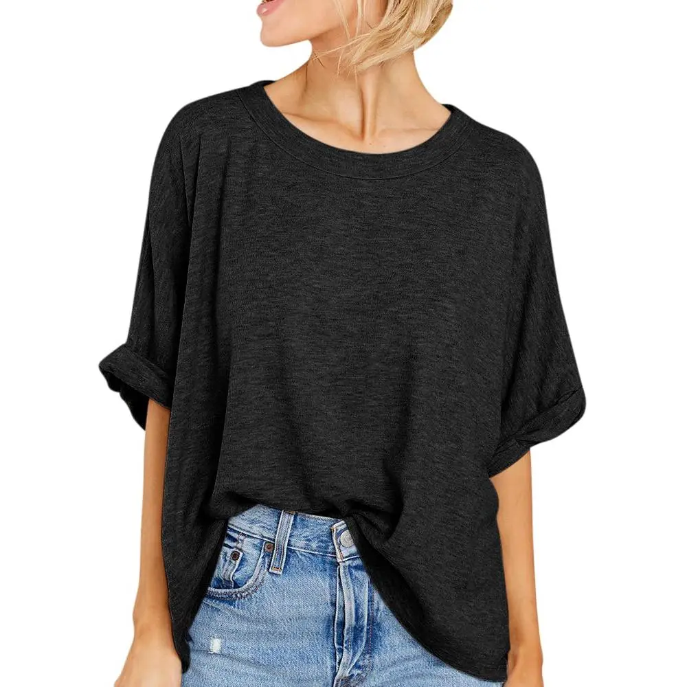 Cicy Bell Women's Oversized Short Sleeve T-Shirt - Summer Casual, Loose Streetwear Tops with Minimalist, Basic, Simple Design Cicy Bell Women's Oversized Short Sleeve T-Shirt - Summer Casual, Loose Streetwear Tops with Minimalist, Basic, Simple Design
