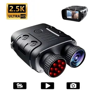 Night Vision Goggles,2.5K Night Vision Binoculars for Adults,Thermal Binoculars with 10X Zoom,7-Level Infrared,2500FT Infrared Range,32GB TF Card(optional),Photo&Video Recording,Compact Design,Ideal Gifts for Men,HD Thermal Binoculars