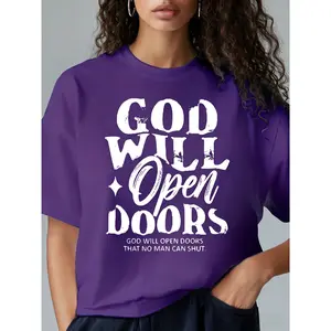 Multi-color available loose-fit T-shirt - God's Grace print - 100% cotton T-shirt - Suitable for gospel hall services/church events/preaching conferences/Passion Week/Easter