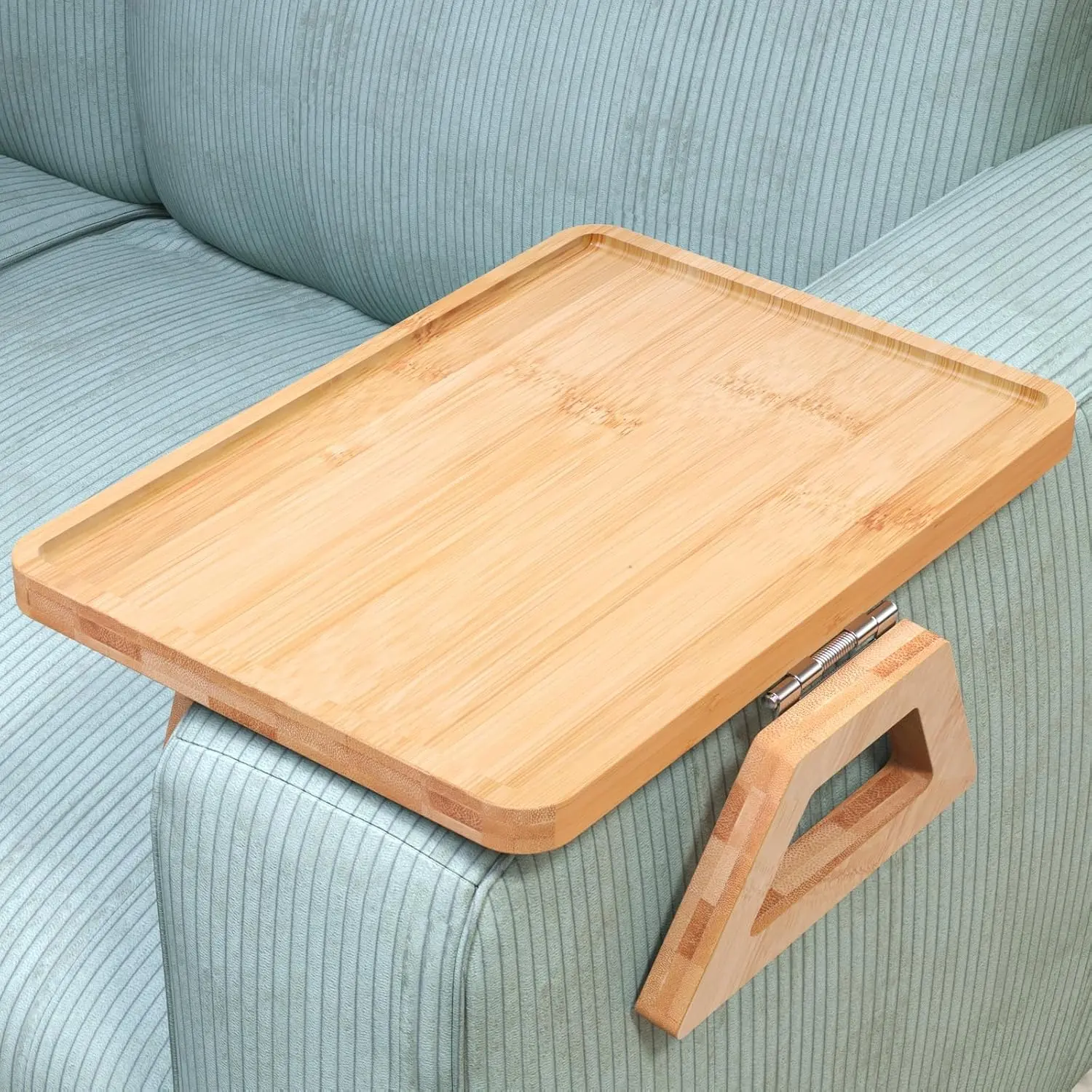 Natural Bamboo Universal Couch Arm Trey