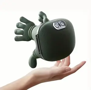 Electric Neck and Shoulder Massager with Five-Finger Hand-Style Design, USB Rechargeable, Ergonomic and Portable Construction Relief Roller Cordless