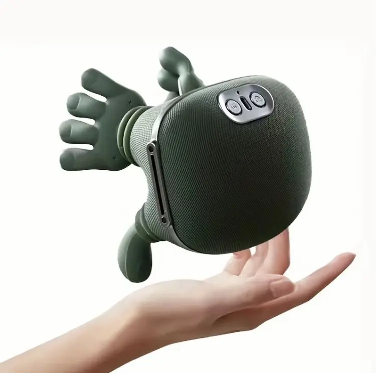 Electric Neck and Shoulder Massager with Five-Finger Hand-Style Design, USB Rechargeable, Ergonomic and Portable Construction Relief Roller Cordless