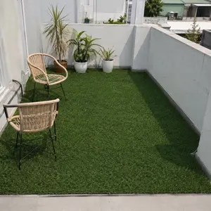 Easy Install Artificial Grass Turf, Cuttable Pet Safe Fake Grass for Dogs, 0.78in Thick Dense Synthetic Lawn for Backyard Patio, No Mowing Waterproof， 0.78-in Four-Color Autumn Grasses ，