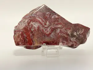 Red Moss Agate Polished Slab