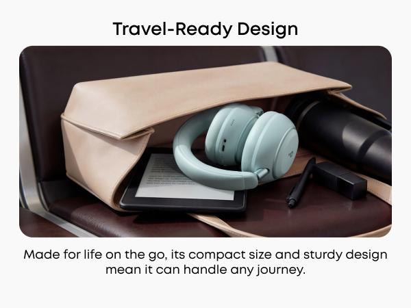 soundcore Space 2 by Anker, Active Noise Cancelling Headphones, Comfortable Fit, 50H Playtime, LDAC HiRes Wireless Audio, Dual Connection, Clear Calls, Bluetooth 6.1, Nap Mode, Wearing Detection