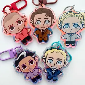 Better Call Saul inspired Gummy Acrylic Keychain— Jimmy, Kim, Nacho, Lalo, Howard, Birthday Gift, Gift for friends