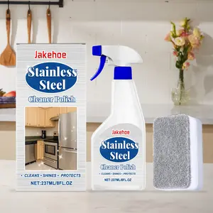 Stainless Steel Cleaning Polish Spray, Gas Stove Hood Cleaner, Rust Removal, Pot Decontamination Agent, Kitchen Appliance Care