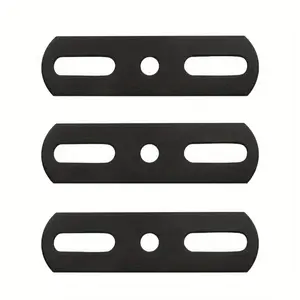 3pcs Flat Support Bracket Repair Board Connector, Bed Frame Fixing Holder, Durable & Easy-To-Install Furniture Accessory