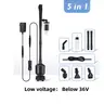 Hygger 2026 Upgraded Aquarium Gravel Cleaner 5 In 1 Kit - 36V DC Adapter, 360GPH Electric, 11.4in-40.5in Anti-Fall, Quick Water Change, Sand Wash Filter, Wear-Resistant, Lightweight, for 10-200 Gal Tanks (Right/Left Handed, Not for Fine Sand - Clog Risk)