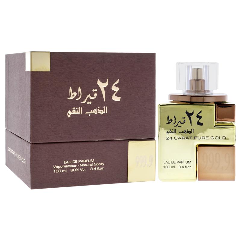 24 Carat Pure Gold by Lattafa for Women - 3.4 oz EDP Spray