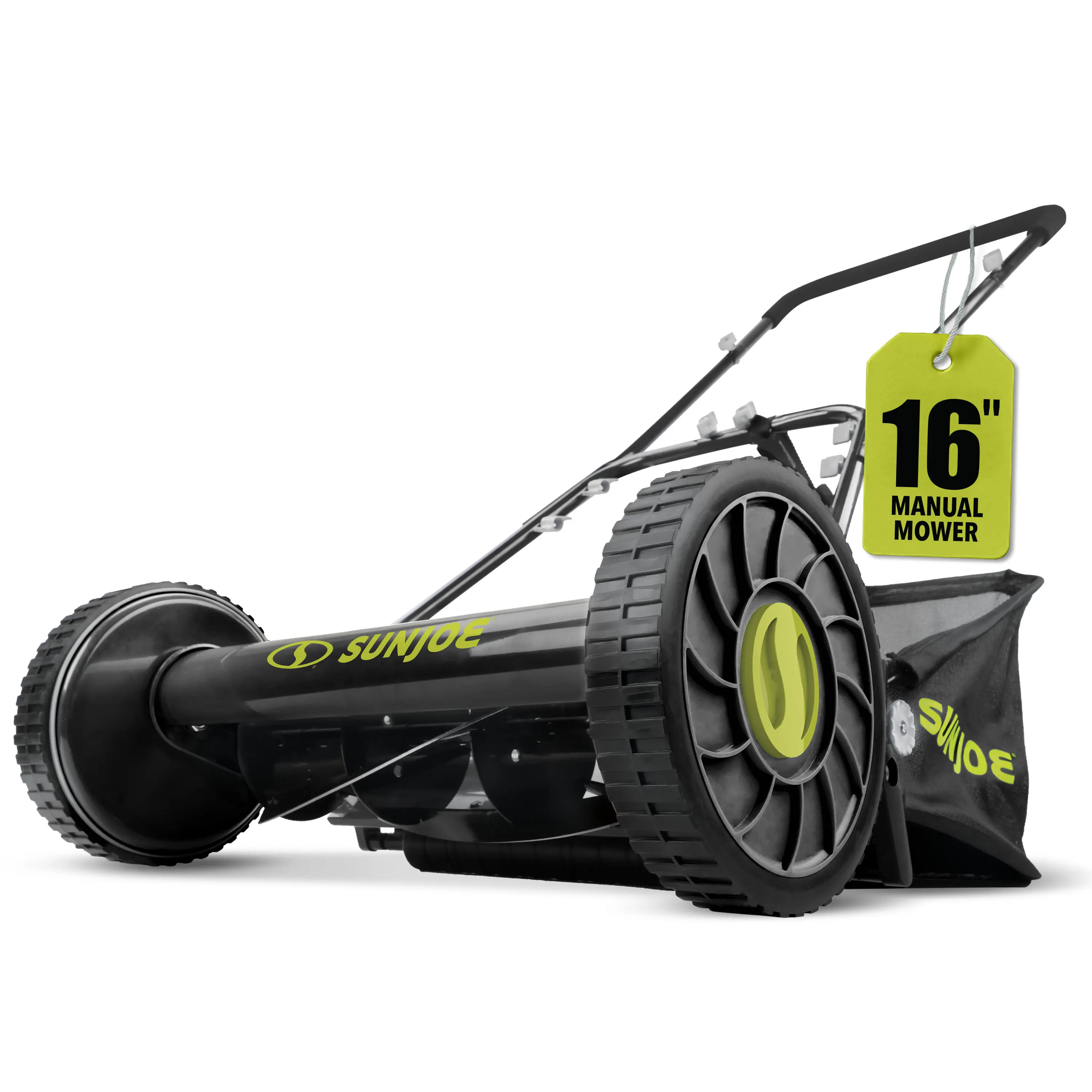 Sun Joe Manual Reel Mower W/ Grass Catcher