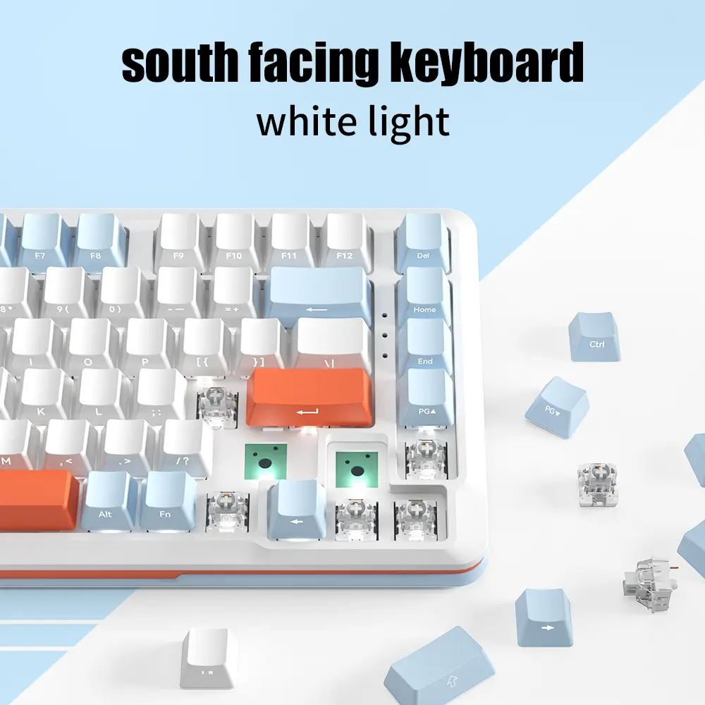 ZIFRIEND S82 82 Keys Gasket Mechanical Keyboard Wired 75% Layout