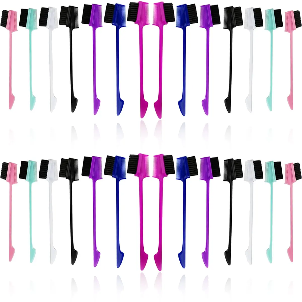 Three-in-One Hairline Comb Double-Sided Hairbrush Set Smooth Comb Styling Tool Multiple colours available Colour sent at random