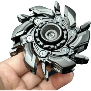 1PC EDC Fidget Sliders Open Armor Spinning TopFidget Toys Stress Relief for Adults Magnetic Metal