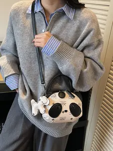 Panda Crossbody Bag Boston Style New High-End Handbag Pillow Commuter Shoulder Bag, Stylish and Functional Accessory, Fashionable Crossbody Bag