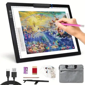New A4 Led Light Box Diamond Painting Carry Bag Innovative Stand Advertising printing and drawing equipment