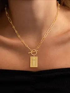 Tewiky Charm Outdoorfun Cross Choker Necklace for Women - Thick Chunky Paperclip Chain, Cuban Link Chain, Hip Hop Fashion Jewelry, Trendy Valentine's Day Gifts  Daily Vacation Music Festival Party ，Gift for Her, Minimalist Chain Necklace