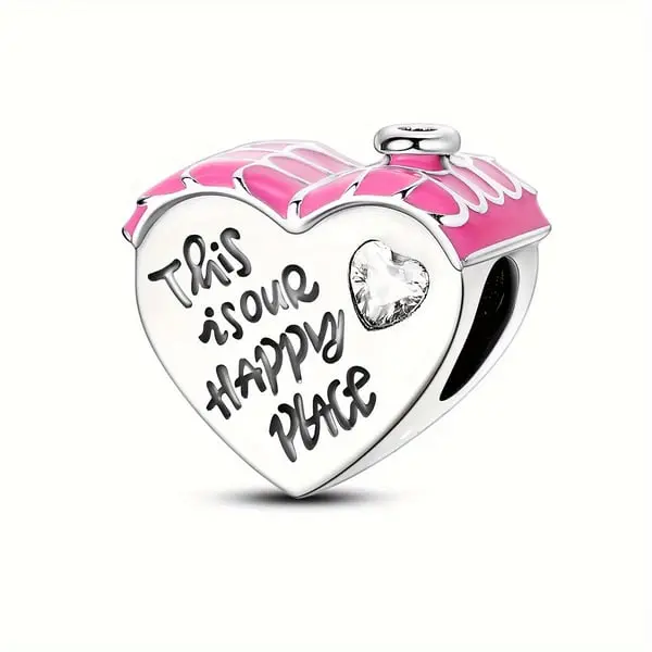 Happy Place Heart Charm