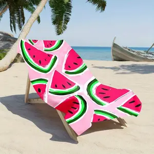 Summer Watermelon Beach Towel - Quick-Dry Ultra Fine Fiber, Strong Wrap, for Pool & Beach
