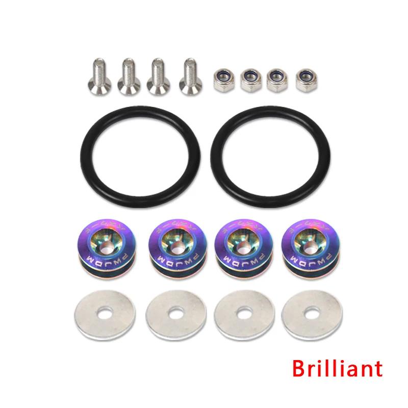 Aluminum Quick Release Fasteners For Front Bumper Rear Bumper Hatch Cover Surround Fixing Buckle Aluminum Quick Release Fasteners For Front Bumper Rear Bumper Hatch Cover Surround Fixing Buckle