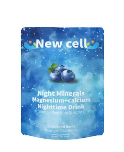 Magnesium Glycinate & Magnesium Citrate, Tart Cherry Juice, Chelated Calcium. Calming Nighttime Drink. Night Minerals