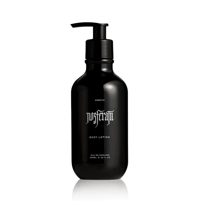 NOSFERATU BODY LOTION - POWERED BY VEGAN SPIDER SILK. FRAGRANCED WITH WILTED LILACS, VEGAN AMBERGRIS AND PETRICHOR.