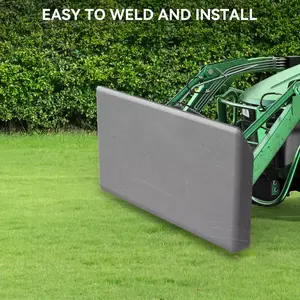 OEDRO Mini Skid Steer Plate Attachment 1/4" Universal Heavy Duty Quick Attach Weld on Mount Black Plate Compatible with Toro Dingo Thomas Finn Ditch Witch Boxer Multi One Easy to Weld and Install