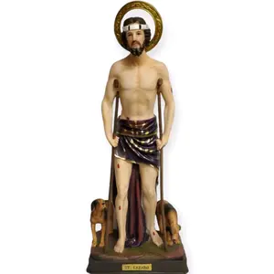 San Lazaro 24" Inches Tall St Lazarus Estatua Brand New Religious art image, home decor, wall decor, church events, gifts