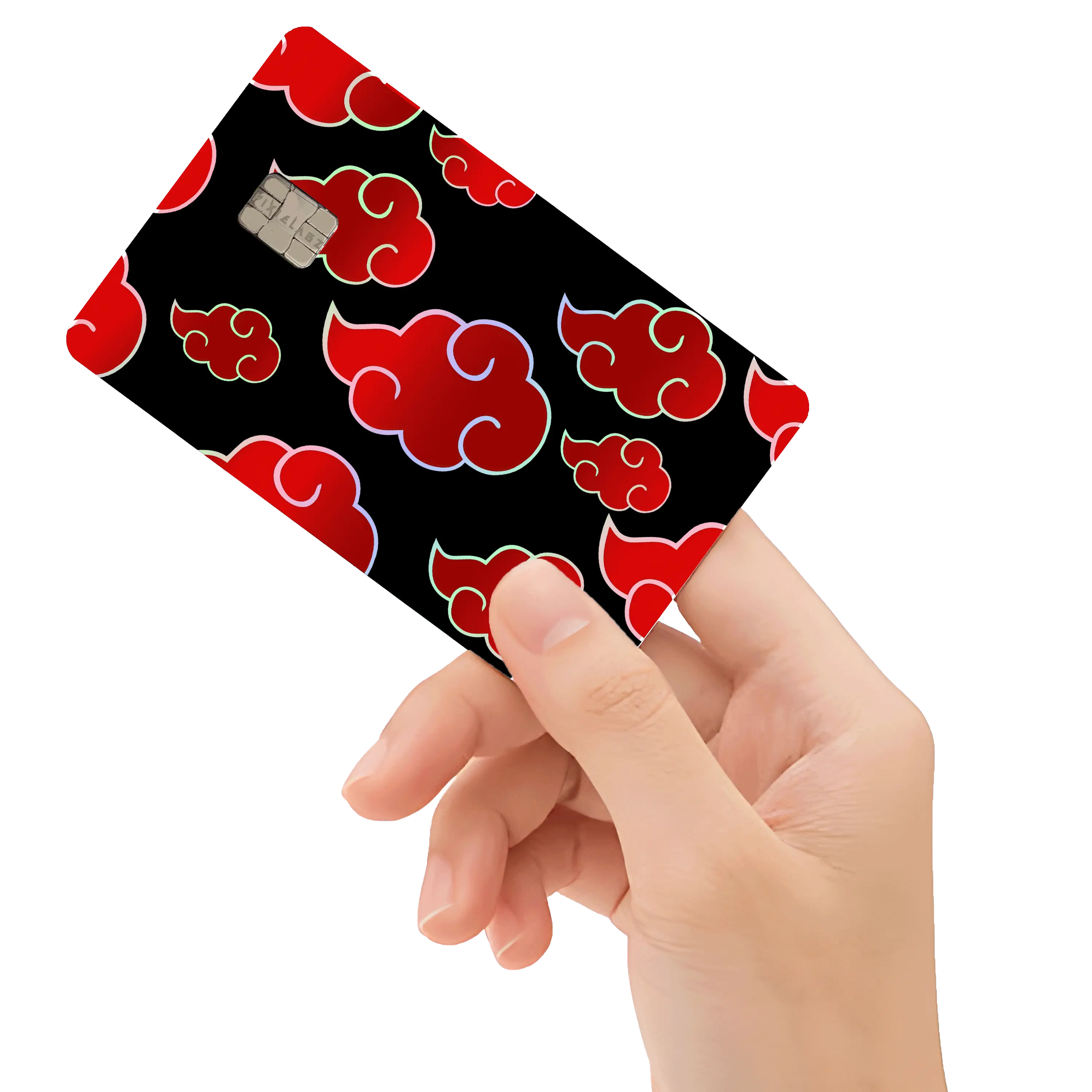 Anime Patterns Holographic Debit/Credit Card Decal