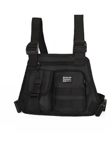 Tactical Vest Backpack for Summer Outdoor Sports, Multi-Function Cycling Bag, Dual-Shoulder Chest Pack for Photography & Hiking