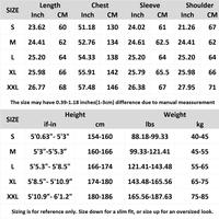 Size chart (please do not order)