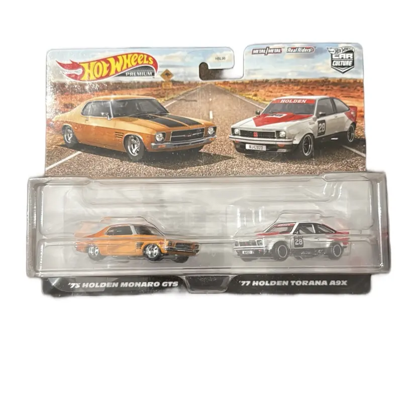 Hot Wheels Premium Car Culture '77 Holden Monaro GTS & '77 Holden Torana A9X Die-Cast Collectible Models