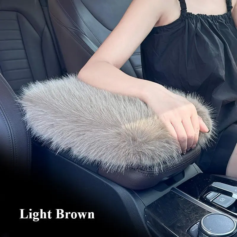 Car Center Console Cover, Universal Plush Car Armrest Pad, Soft & Comfortable Car Armrest Pad, Car Interior Decoration AccessoriesGift Car Center Console Cover, Universal Plush Car Armrest Pad, Soft & Comfortable Car Armrest Pad, Car Interior Decoration AccessoriesGift